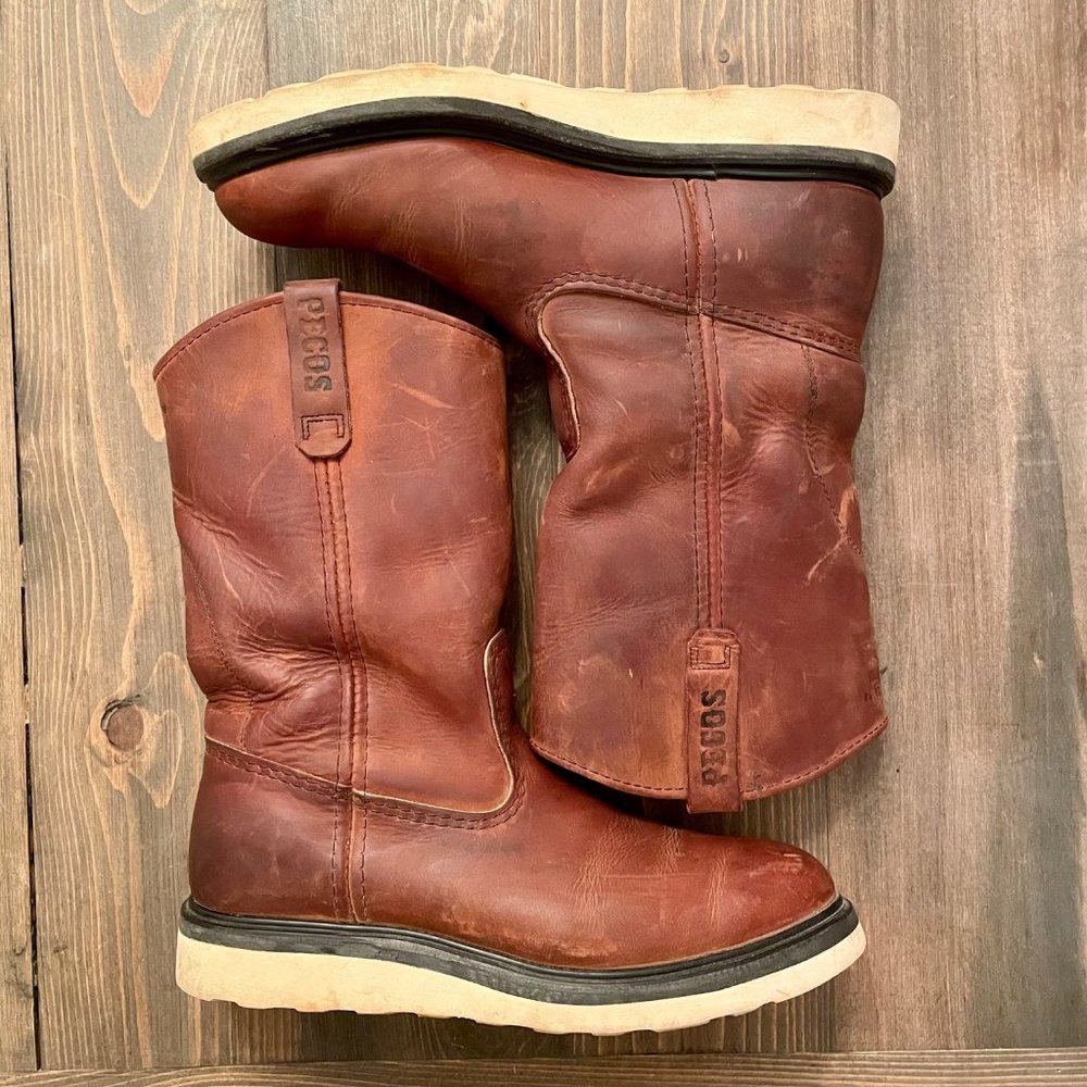Red Wing Pecos Brown Leather Boots